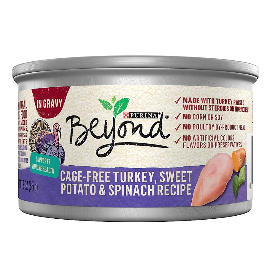 Purina Beyond Grain Free Adult Wet Cat Food 3.33 oz - Natural Ingredients, No Corn Wheat Soy - PetSmart