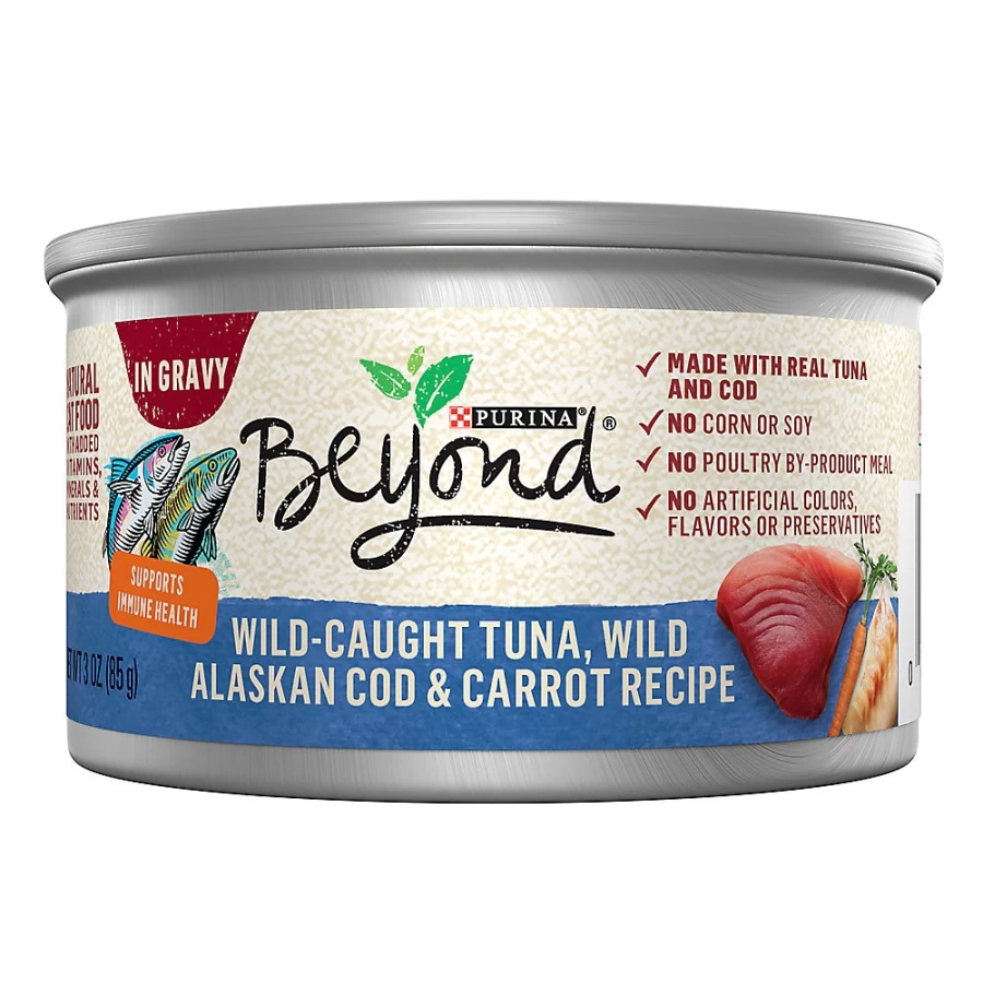 Purina Beyond Grain Free Adult Cat Wet Food Pate - 3.33 oz, Natural Ingredients, No Corn Wheat or Soy | PetSmart