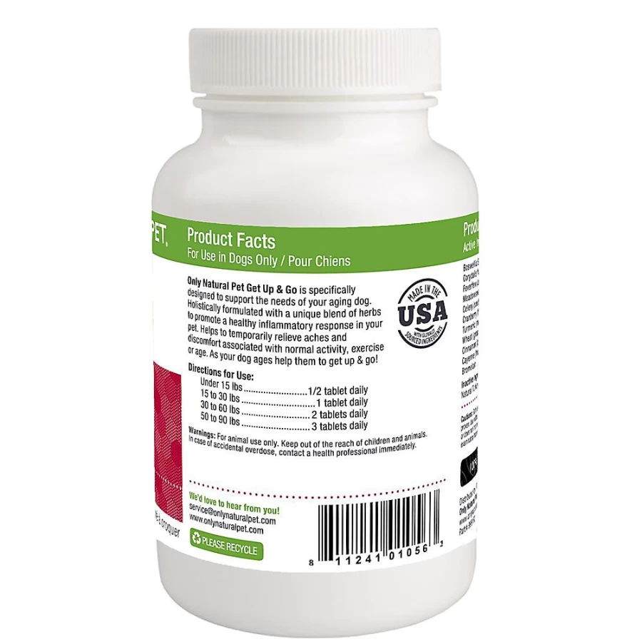 PetSmart Only Natural Pet Get Up Go Senior Dog Chewable Tablets for Joint & Vitality Support