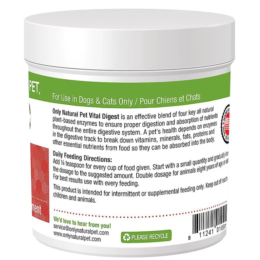 PetSmart Vital Digest Daily Digestive Enzyme Supplement for Dogs & Cats - Only Natural Pet Digestive Support
