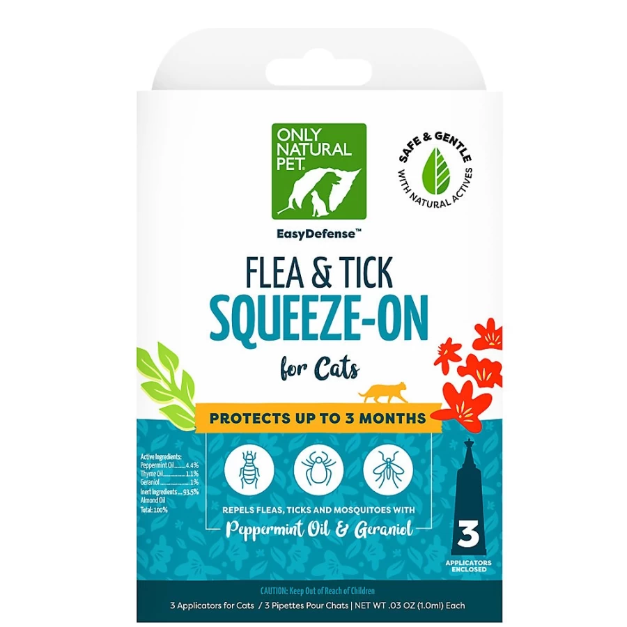 PetSmart Only Natural Flea & Tick Treatment for Cats - Mosquito Repellent