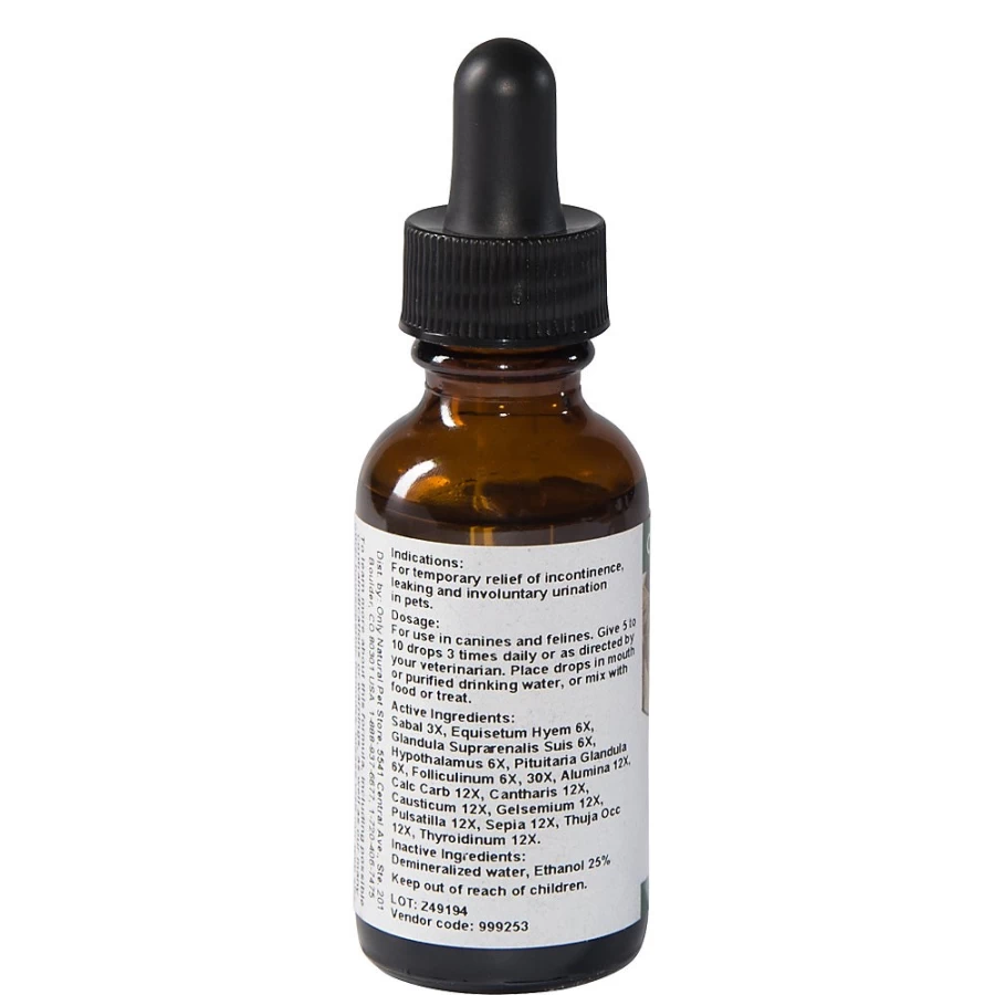 PetSmart Only Natural Pet Incontinence Relief Homeopathic Remedy for Dogs & Cats