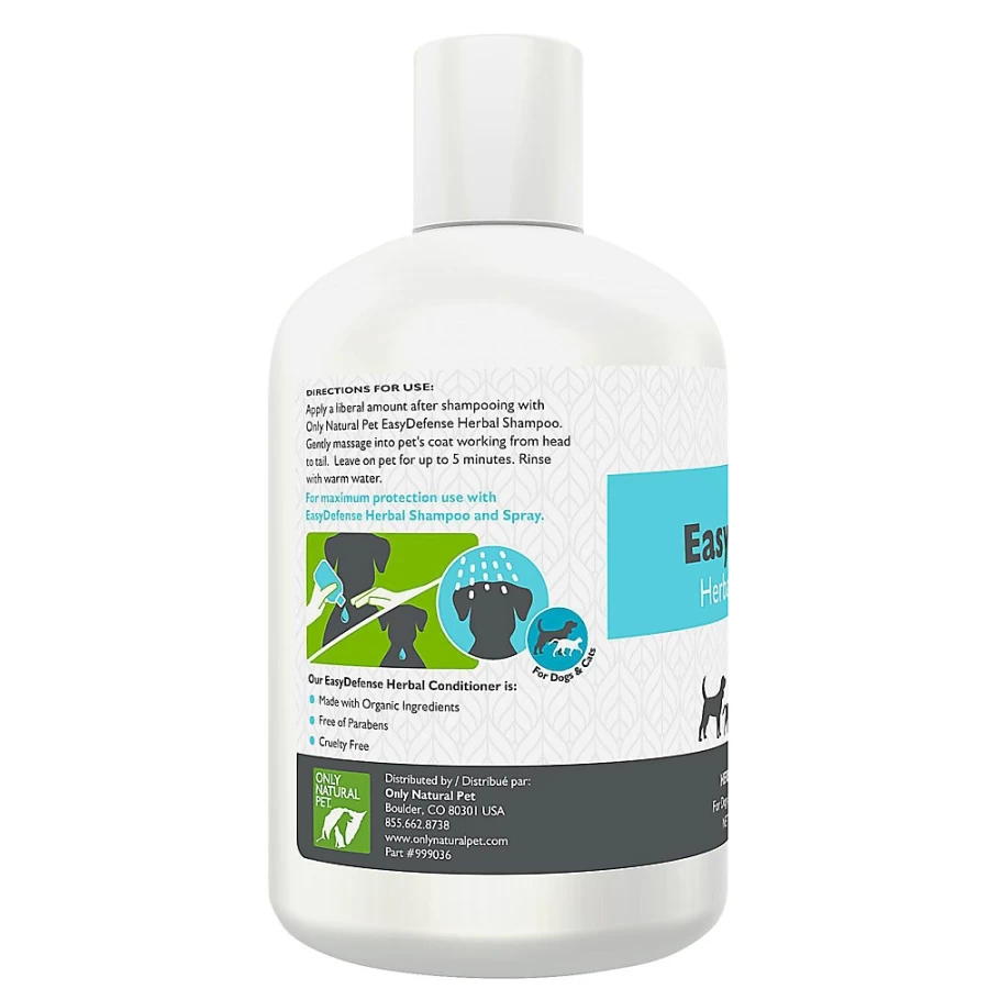 PetSmart Only Natural Pet EasyDefense Herbal Conditioner for Dogs & Cats – Natural Coat Care Solution