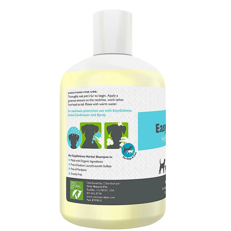 PetSmart Only Natural Pet EasyDefense Herbal Shampoo for Dogs – Natural Flea & Tick Protection