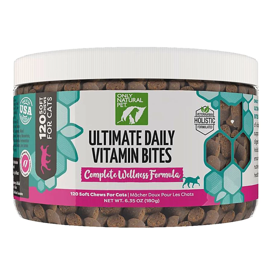 PetSmart Only Natural Pet Ultimate Daily Vitamin Bites Soft Chews for Cats