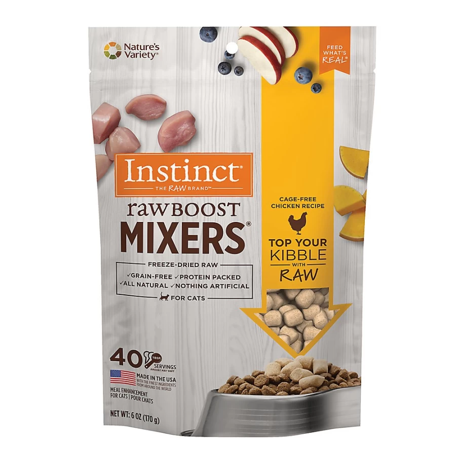 PetSmart Instinct Rawboost Grain Free Natural Cat Food Mixers for Optimal Feline Nutrition
