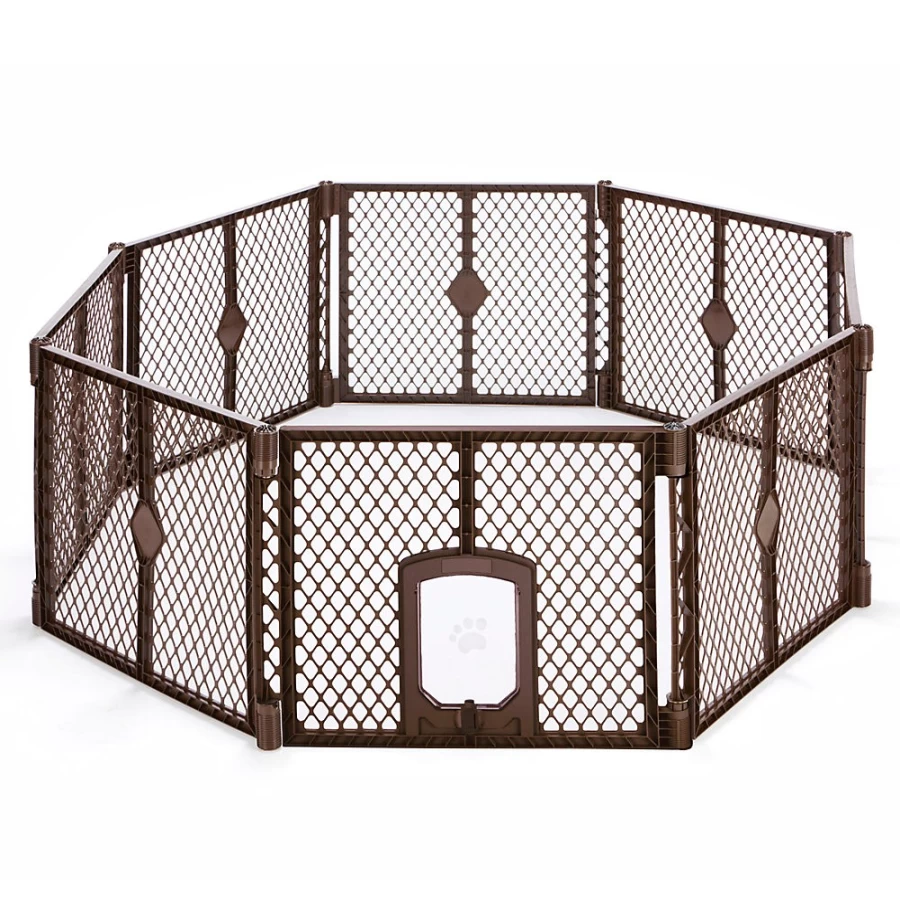 PetSmart 8-Panel Petyard Pet Pen - Portable Indoor/Outdoor Playpen for Dogs & Puppies