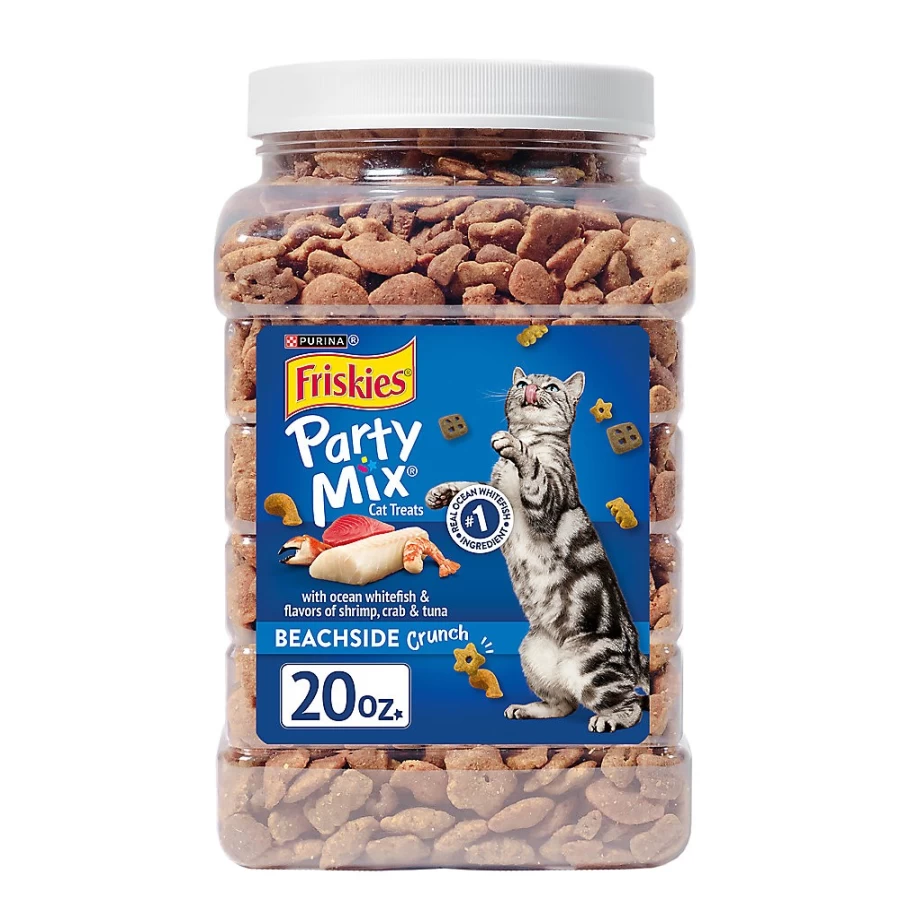 Purina Friskies Party Mix Chicken Cat Treats with Vitamins for All Life Stages | PetSmart