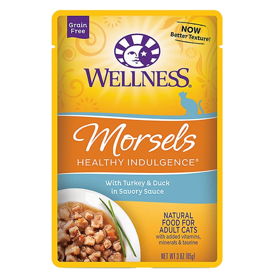 PetSmart Grain-Free Wellness Healthy Indulgence Morsels Adult Cat Food with Natural Turkey & Duck Recipe