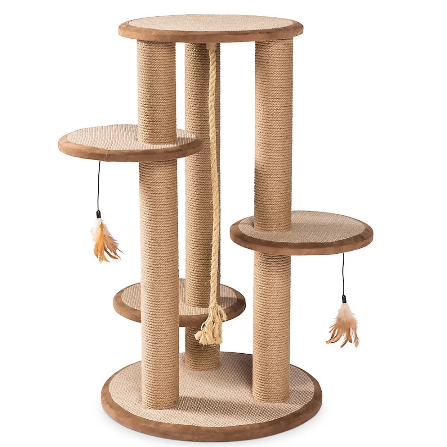 PetSmart Kitty Power Paws Multi-Level Cat Scratcher by Prevue Pet - Platform Perch & Scratching Post for Cats