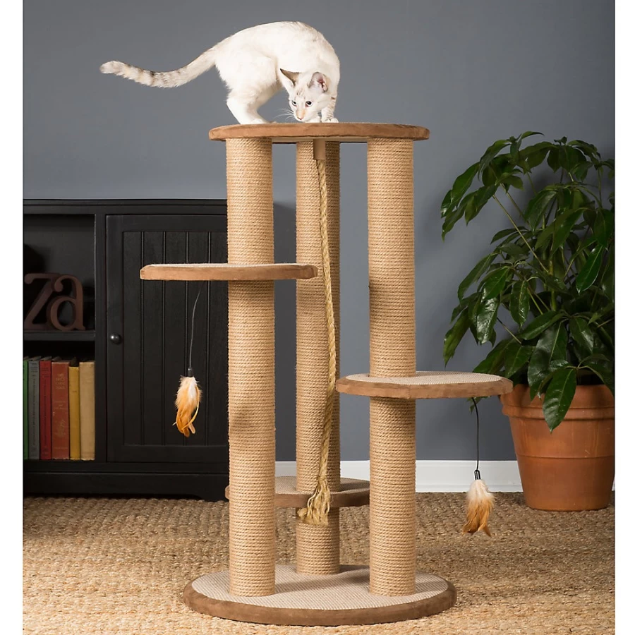 PetSmart Kitty Power Paws Multi-Level Cat Scratcher by Prevue Pet - Platform Perch & Scratching Post for Cats