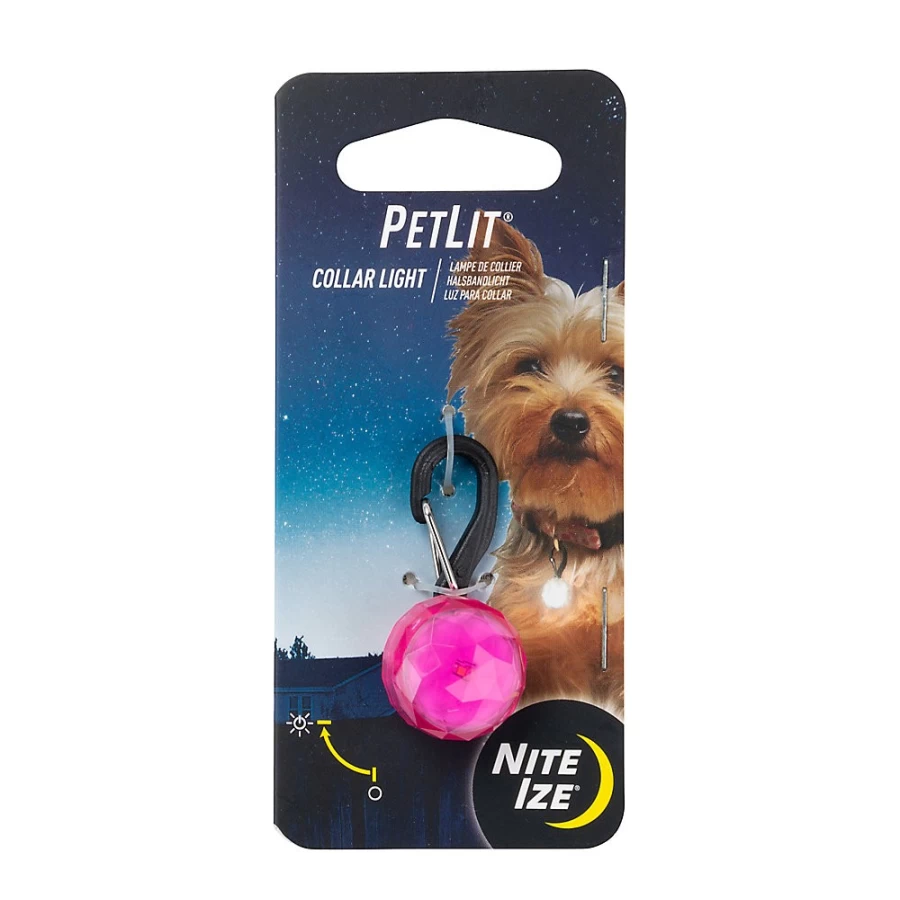 PetSmart Nite Ize PetLittrade LED Dog Collar Light - Waterproof, Rechargeable Safety Collar for Pets