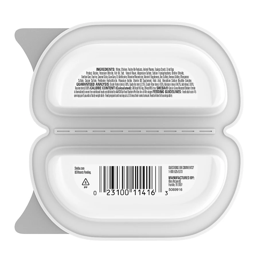 PetSmart Sheba Perfect Portions Wet Cat Food for Adults - Tender Cuts in Gravy, 2.65 Oz. Pouch