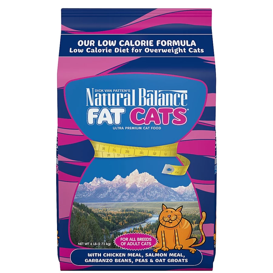 PetSmart Natural Balance Fat Cats Weight Control Adult Dry Cat Food with Chicken Meal, Salmon Meal & Garbanzo Beans