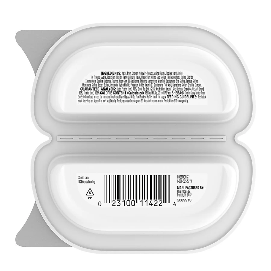 Sheba Perfect Portions Adult Wet Cat Food Trays - Delicious Cuts in Gravy, 2.65 Oz (Pack of X) | Premium Cat Food at PetSmart