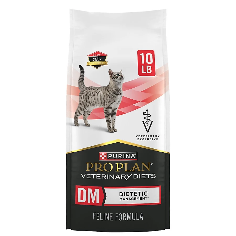 Purina Pro Plan Veterinary Diets DM Dietetic Management Dry Cat Food for Diabetes - PetSmart