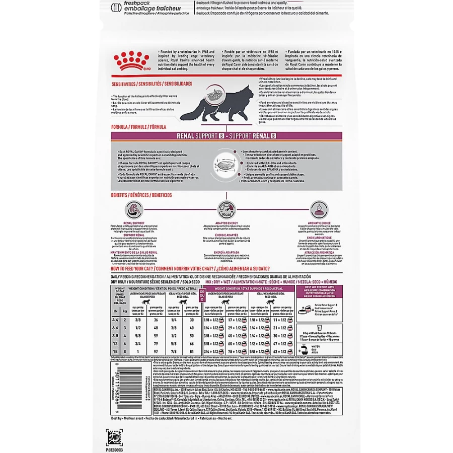 PetSmart Royal Canin Veterinary Diet Adult Renal Support Dry Cat Food for Kidney Health