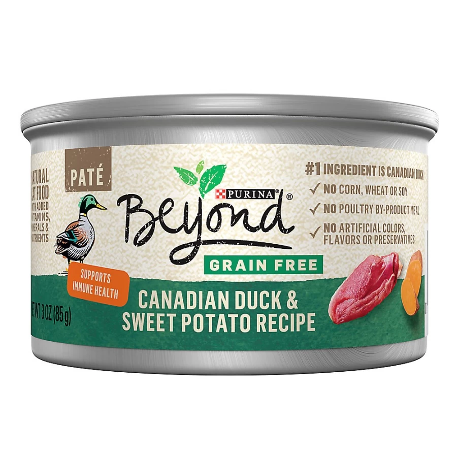 Purina Beyond Grain Free Adult Wet Cat Food - 3.33 oz Can, Natural Ingredients, No Corn Wheat Soy, PetSmart Exclusive