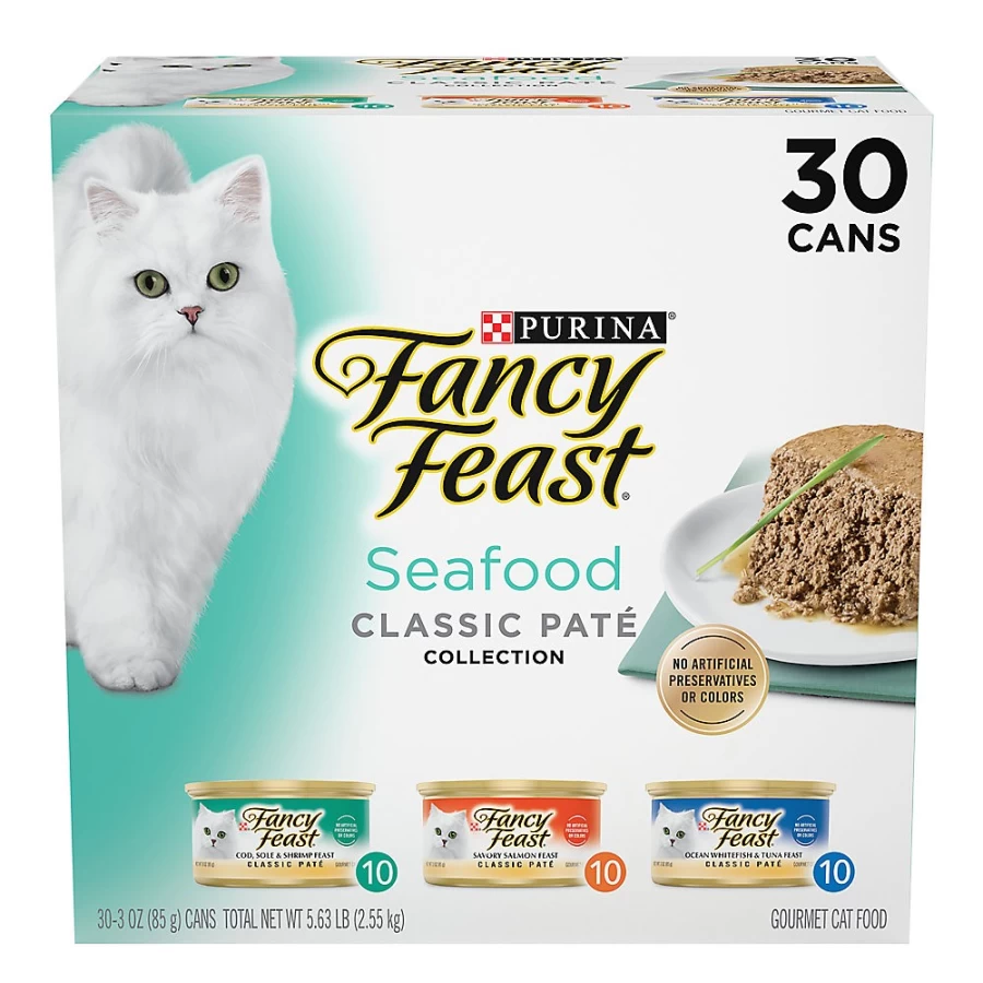 PetSmart Fancy Feast Grain-Free Wet Cat Food for All Life Stages, 6.66 lb. Pouch