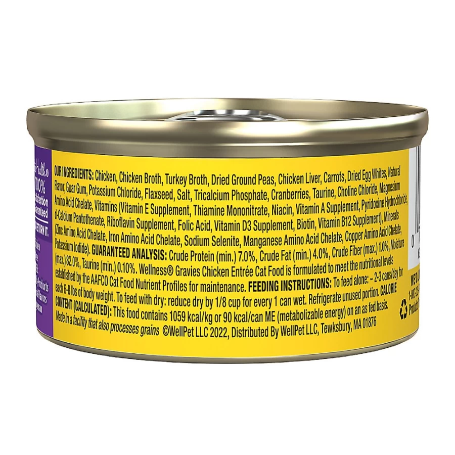 PetSmart Grain-Free Wellness Gravies Chicken Entree Adult Cat Food Wet Recipe