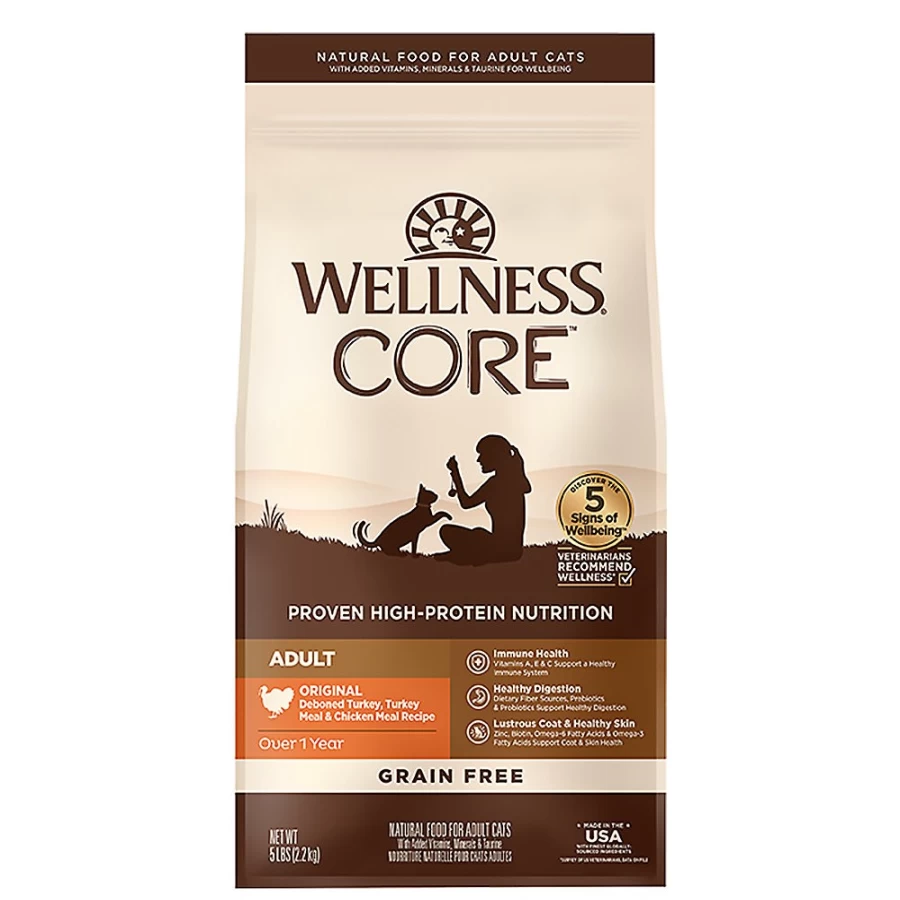 PetSmart Wellness CORE Natural Grain Free Adult Dry Cat Food - Original Formula High Protein Recipe