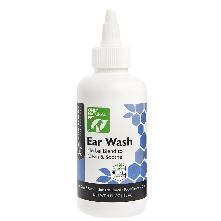 PetSmart Only Natural Pet Ear Wash - Gentle Cleaning Solution for Dogs & Cats
