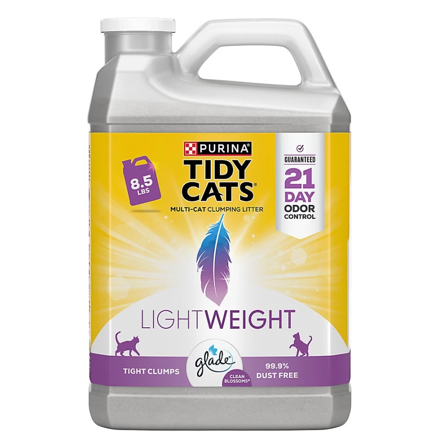 Purina Tidy Cats Clumping Clay Cat Litter with Clean Blossom Scent - Lightweight, Multi-Cat Formula | PetSmart