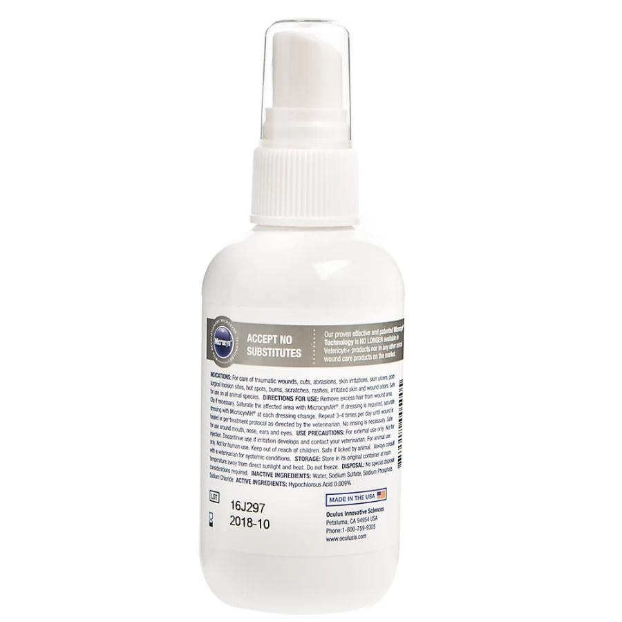 PetSmart MicrocynAH Wound & Skin Care for Pets – Veterinary Recommended Treatment