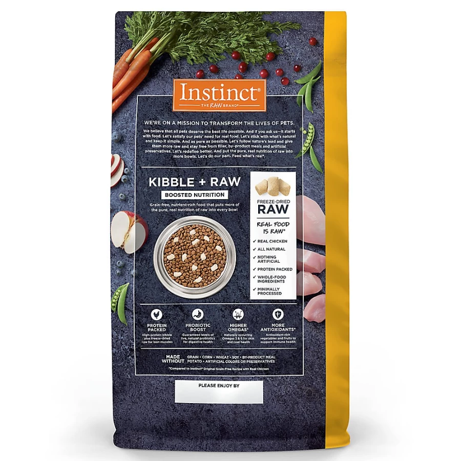 PetSmart Instinct Raw Boost Grain-Free Cat Food with Freeze-Dried Chicken - Natural High-Protein Recipe