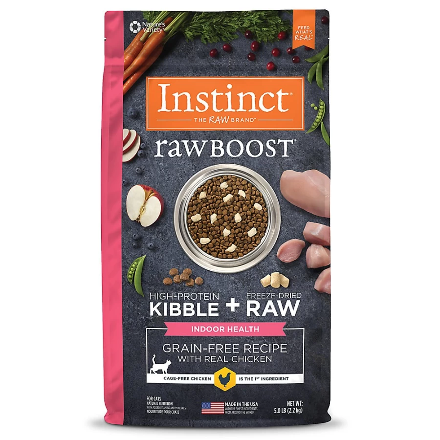 Instinct Raw Boost Indoor Health Chicken Recipe Dry Cat Food for All Life Stages | PetSmart