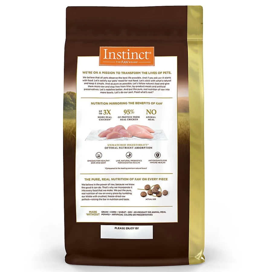 PetSmart Instinct Ultimate Protein Grain-Free Chicken Recipe Dry Cat Food for Adult Cats - High Protein, Natural Ingredients