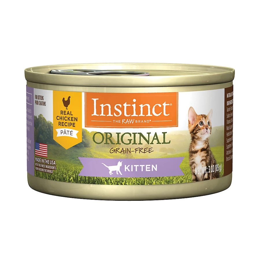 PetSmart Instinct Grain-Free Chicken Recipe Natural Kitten Dry Food for Optimal Growth