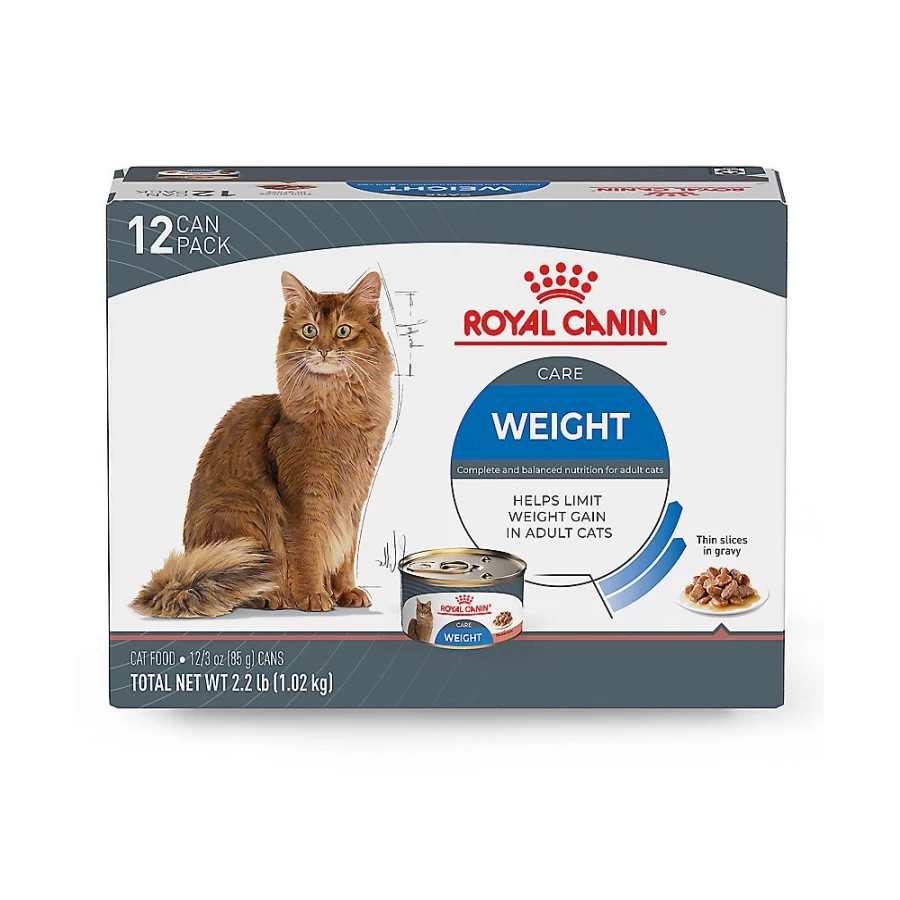 PetSmart Royal Canin Feline Weight Care Thin Slices in Gravy Wet Cat Food for Adults - 3 oz Cans (12-Pack)