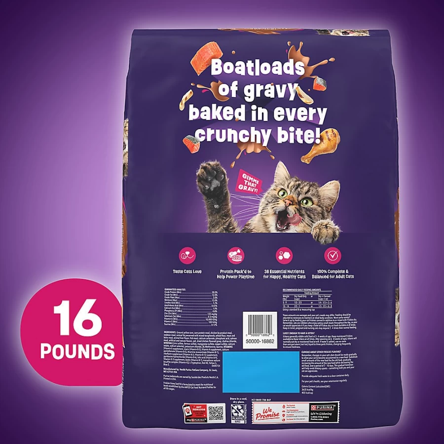 PetSmart Friskies Gravy Swirlers Cat Food with Chicken & Salmon in Savory Gravy Sauce