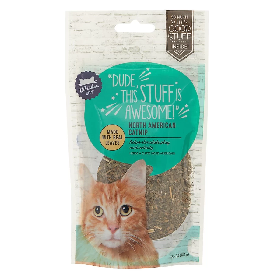 PetSmart Whisker City 100% Natural Catnip for Cats - Premium Cat Toy & Training Treat