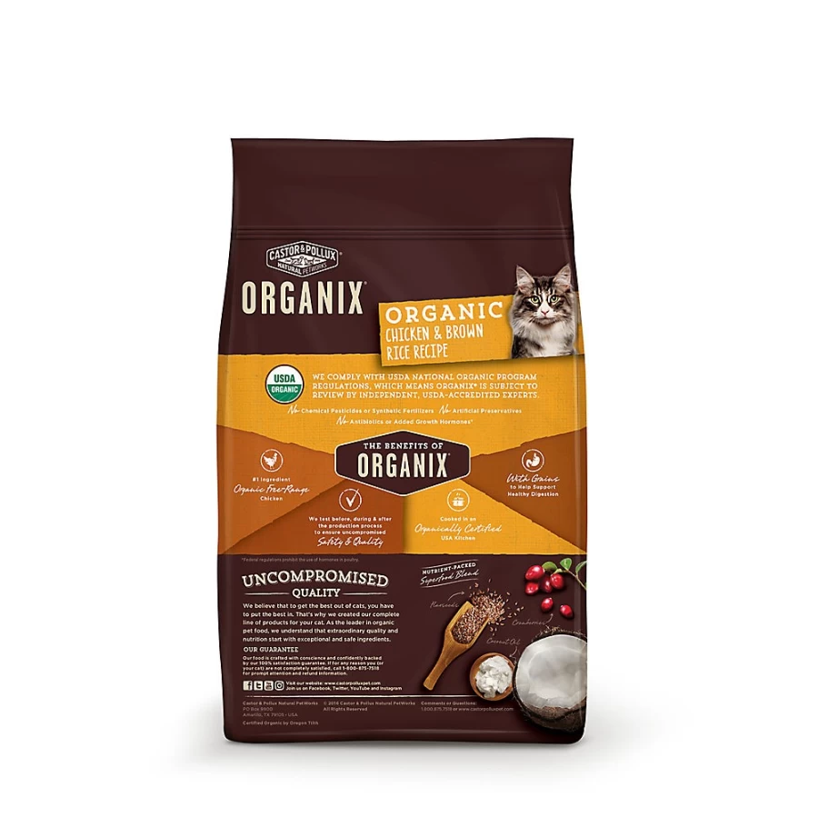 PetSmart Organix Grain-Free Dry Cat Food - All Life Stages, Chicken Recipe, No Corn