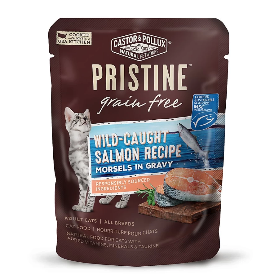 PetSmart Castor & Pollux Pristine Grain-Free Wet Cat Food for Adults - 3 Oz Can, No Corn, Natural Ingredients