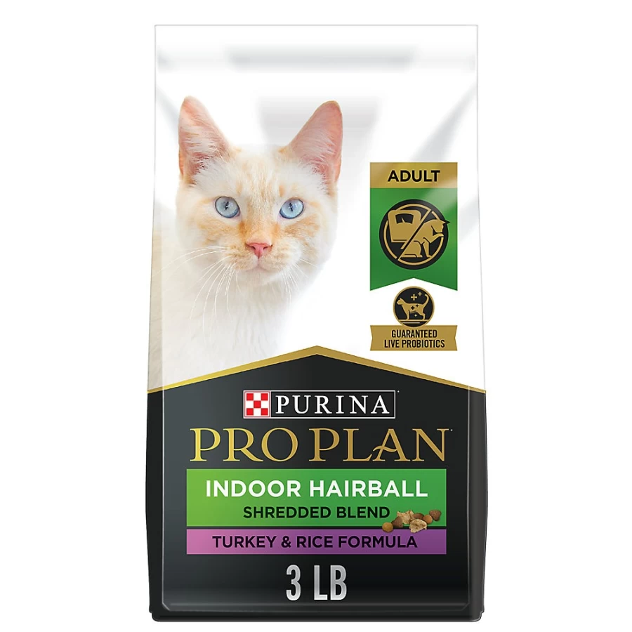 Purina Pro Plan High-Protein Turkey & Rice Dry Cat Food for Indoor Adults - PetSmart