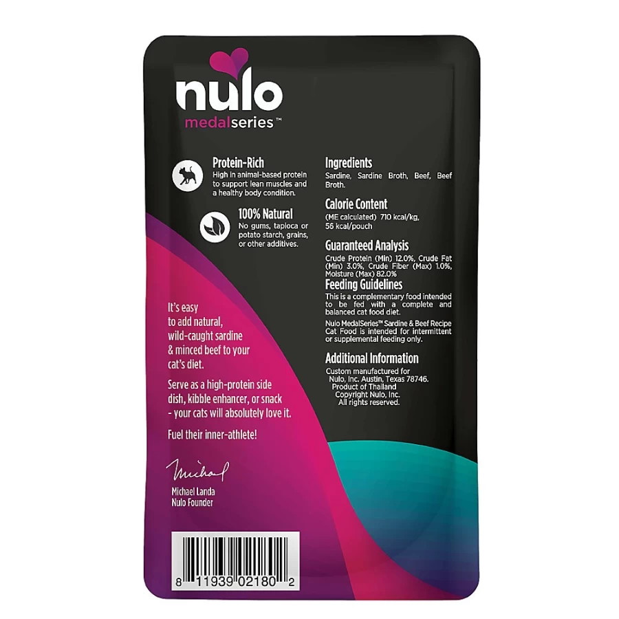 "Nulo MedalSeries Limited Ingredient Wet Cat Food Topper - 2.8 Oz | PetSmart"