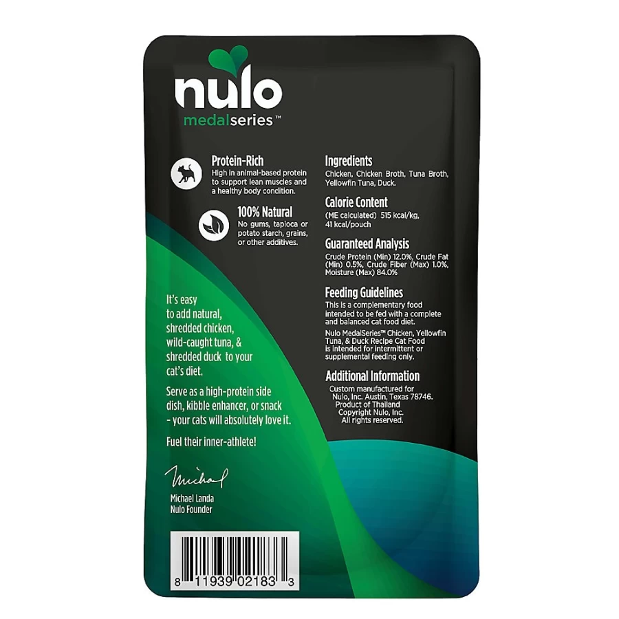 "Nulo MedalSeries Limited Ingredient Wet Cat Food Topper - 2.8 Oz | PetSmart"