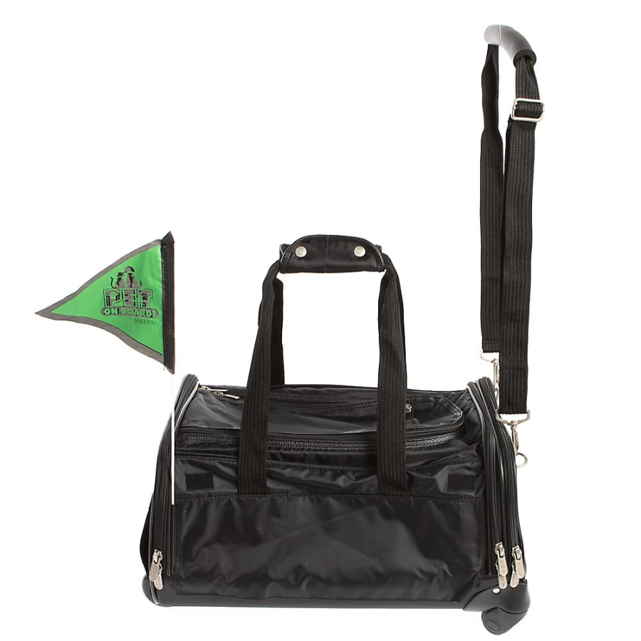 PetSmart Sherpa Soft-Sided Pet Carrier with Wheels - Ultimate Travel Convenience for Pets