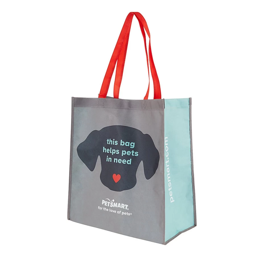 PetSmart Reusable Shopping Tote Bag - Eco-Friendly Pet Charity Tote for Groceries & Supplies