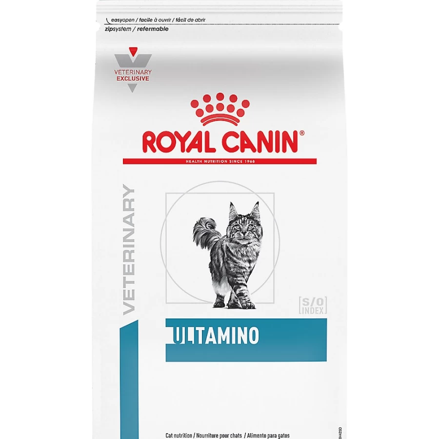 PetSmart Royal Canin Veterinary Diet Adult Ultamino Dry Cat Food for Sensitive Skin & Stomach
