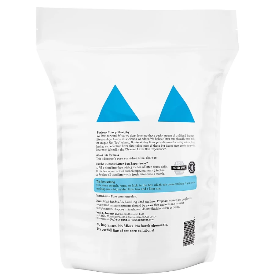 PetSmart Boxiecat Clumping Clay Cat Litter for Multiple Cats - Unscented, Low Dust, Natural, Minimal Tracking