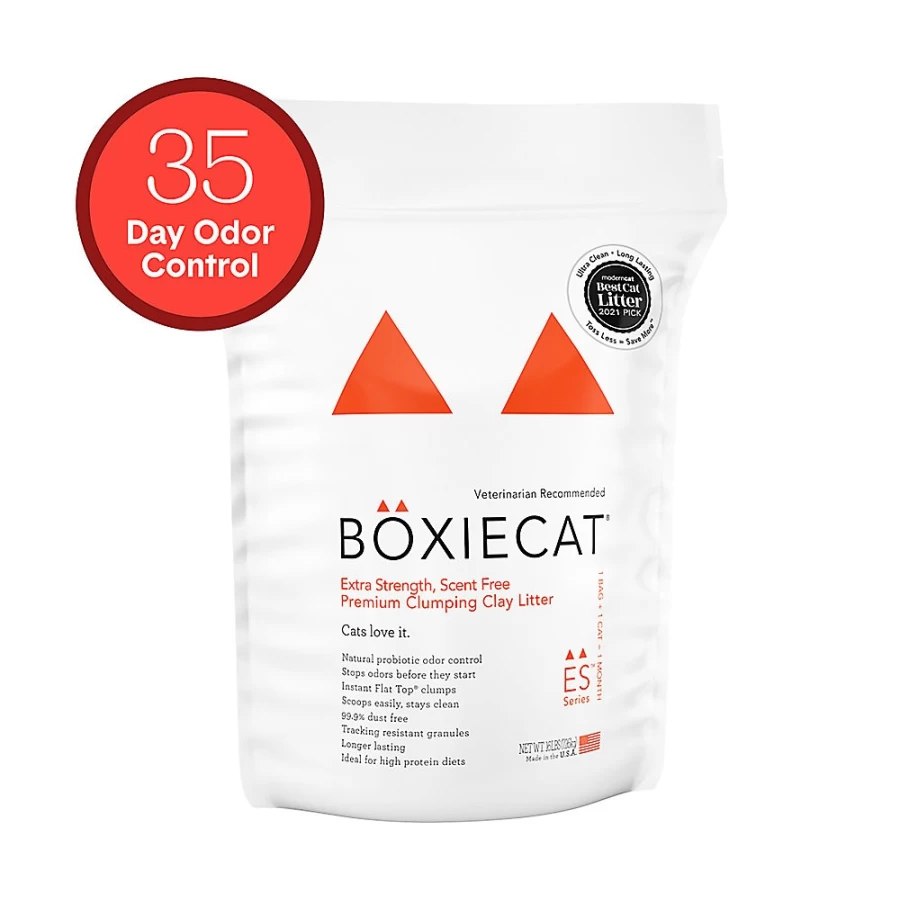 PetSmart Boxiecat Multi-Cat Clumping Clay Litter - Unscented, Low Dust, Low Tracking for Odor Control