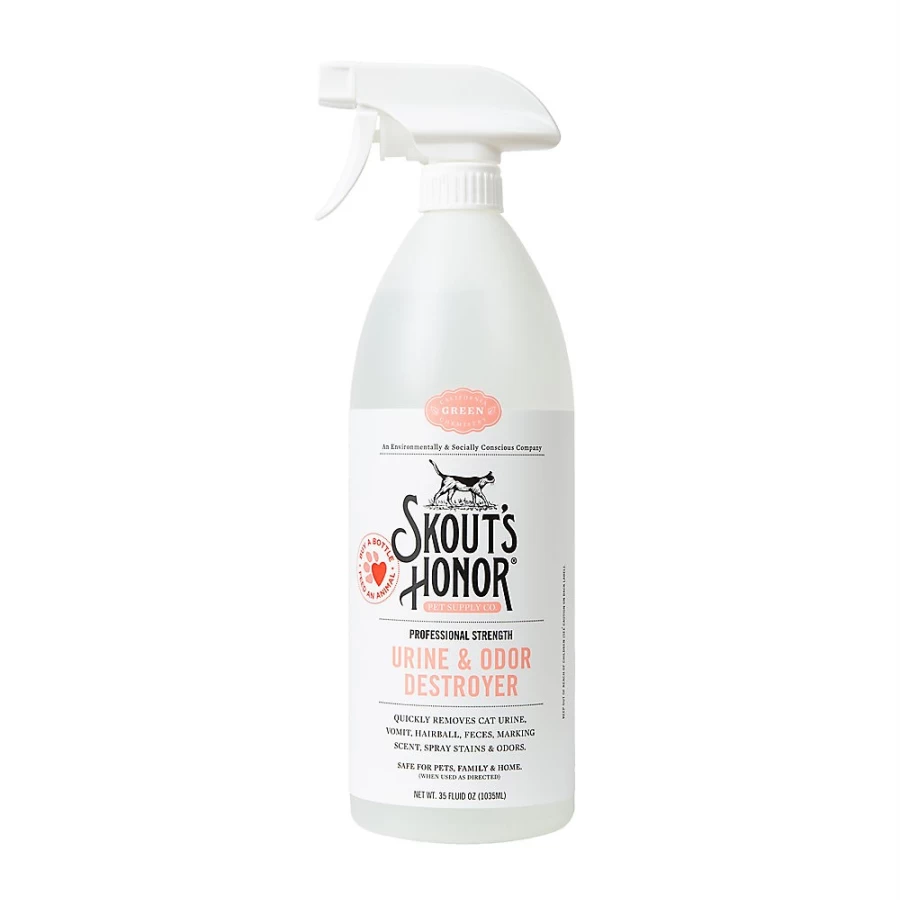 PetSmart Skout's Honor Cat Urine Odor Eliminator - Stain & Odor Destroyer for Litter Box & Home