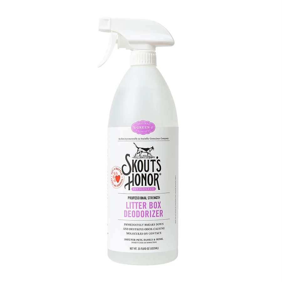 PetSmart Skout's Honor Cat Litter Box Deodorizer - Eliminate Odors for Fresh & Clean Litter