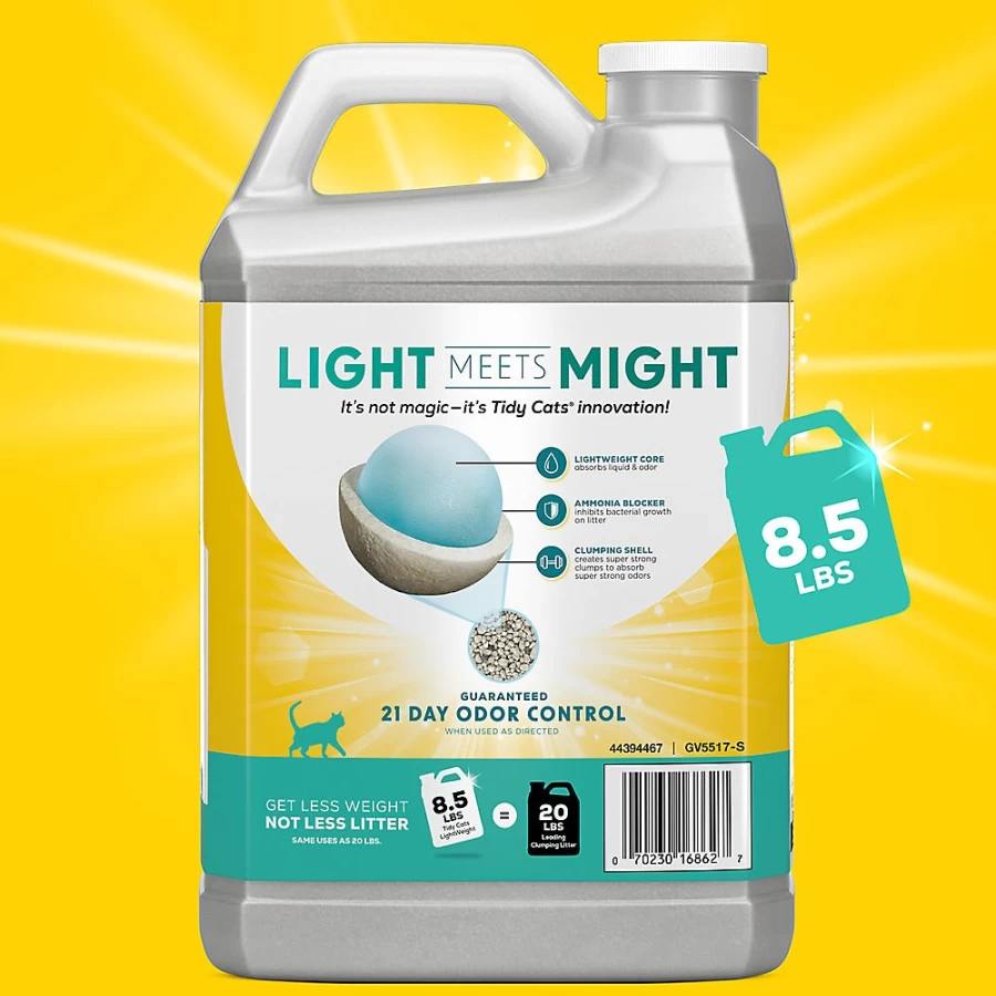 PetSmart Unscented Lightweight Purina Tidy Cats Free & Clean Clumping Clay Litter for Multi-Cat Households