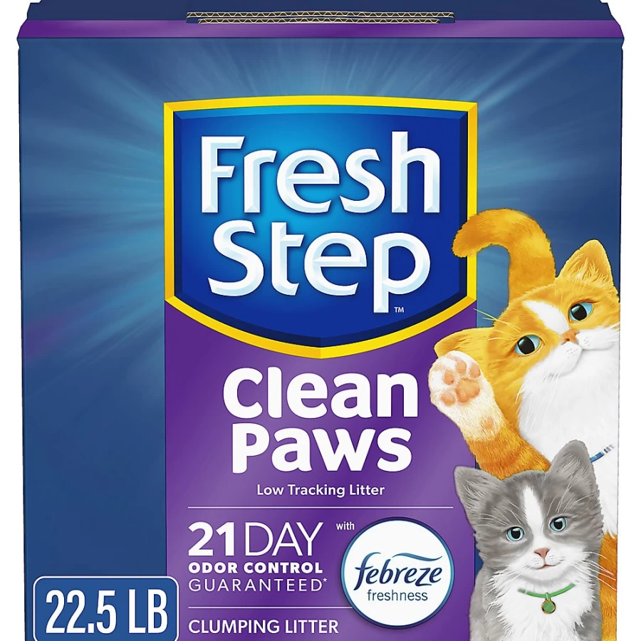 PetSmart Fresh Step Multi-Cat Clumping Clay Litter with Febreze Scent - Low Dust, Long-Lasting Odor Control
