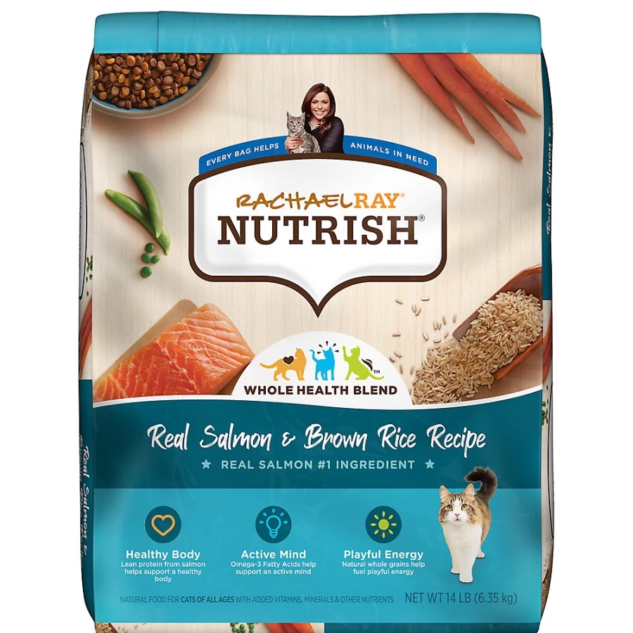 PetSmart Rachael Ray Nutrish Salmon & Brown Rice Dry Cat Food for All Life Stages